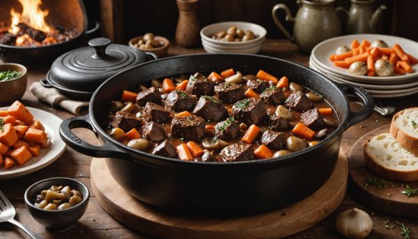 Comment préparer un bœuf bourguignon fondant ?