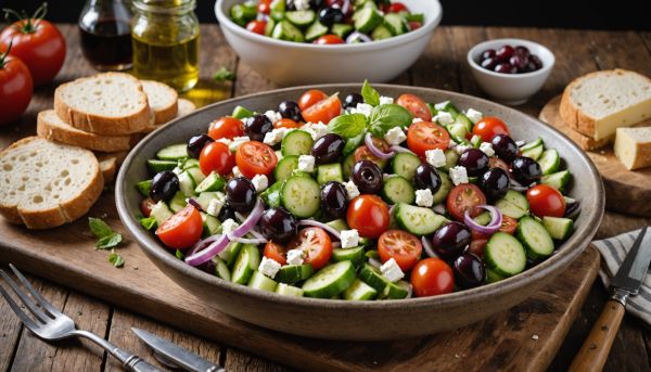 Comment préparer une authentique salade grecque ?