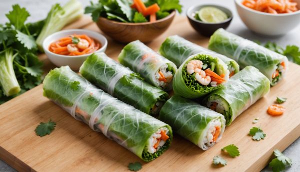 Les secrets des rouleaux de printemps frais maison