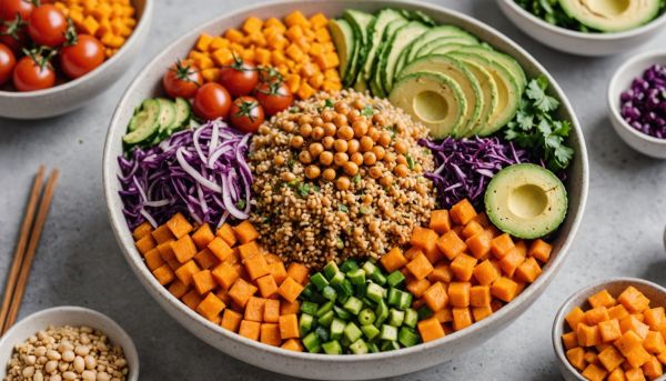 Préparer un buddha bowl coloré et vitaminé