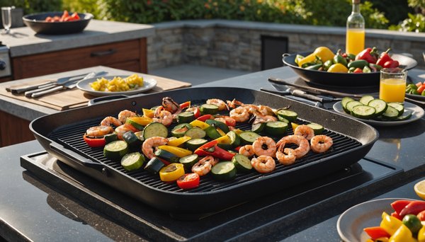 La Plancha française - L'accessoire essentiel pour une cuisine d'extérieur de qualité