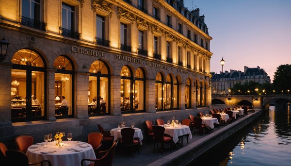 Frédéric anton restaurant : une étoile michelin sur la seine